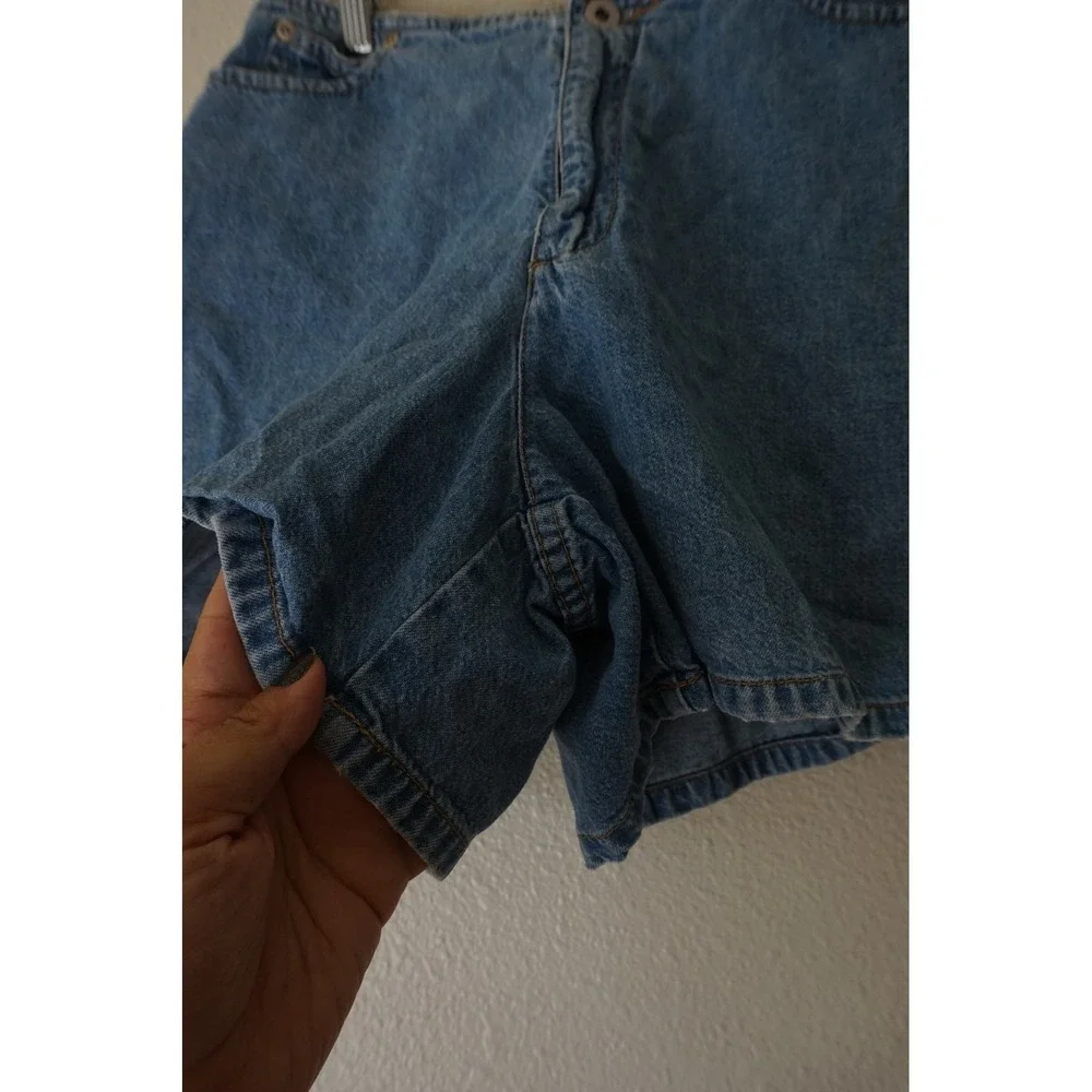 Forenza Denim Shorts 100% Cotton Vintage 90s high waist A-line grunge shorts